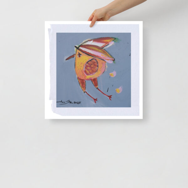 Birds of Beirut - Coxinha Bird Poster - Imagem 4