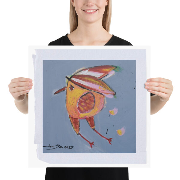 Birds of Beirut - Coxinha Bird Poster - Imagem 2