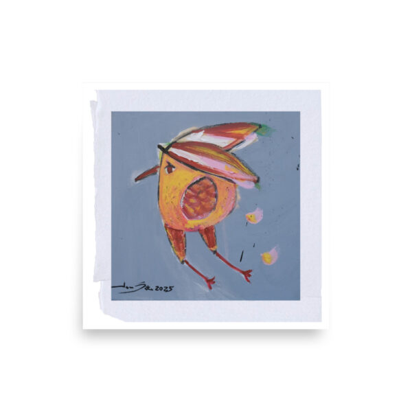 Birds of Beirut - Coxinha Bird Poster